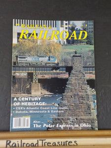 Railfan & Railroad Magazine 2001 February Polar Express in Ohio CSX ACL route