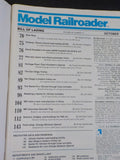 Model Railroader Magazine 1989 October Santa Fe 120 ft turntables San Diego Trol
