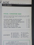 Railway Age 1969 September 15 / 22 Convention issue Santa Fe locomotive simulata