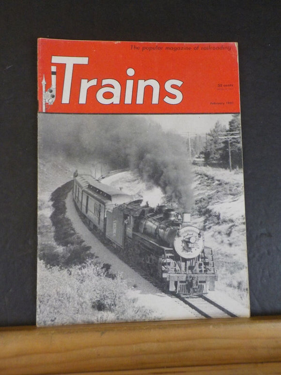 Trains Magazine 1951 February Little Known Railroad Oahu Railway & Land Co State