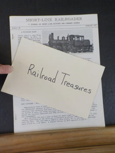 Short-Line Railroader #29 1957 Feb Arcade & Attica Montpelier & Barre RR