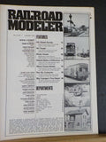 Railroad Modeler 1978 January Vol 8 #1 Build a weed spraying train Depot water t