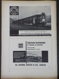 Eisenbahn Amateur 1957 2 Februar Probefahrt mit einem Triebwagenzug der NS