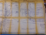 Map Kenova Belt Line N&W Right of Way and Track Maps Lot of 3
