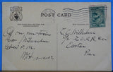 Postcard Union Station Canal and Adams Streets Chicago Postmarked 19075