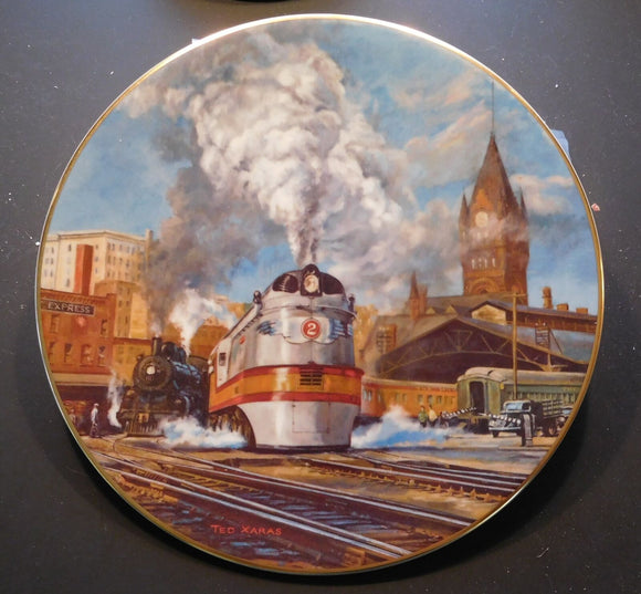 Plate American Steam The Hiawatha by Theodore A. Xaras  p0028