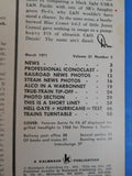 Trains Magazine 1971 March ALCO in a warbonnet Hell Gate + hurricane = test