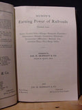 Mundy's Earning of Railroads 1935 30th issue Stocks, debt, revenues, expenses, m