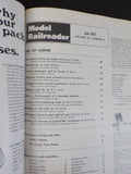 Model Railroader Magazine Bound Volume 42 1975 January thru December
