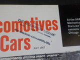 Railway Locomotives and Cars 1967 July  Railway Turbo train rd tests Pullman Std