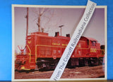 Photo Gulf Mobile & Ohio Locomotive #1130 8X10 Color GM&O Montgomery Ala 1972