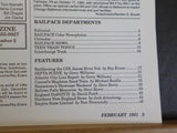 Rail Pace News Magazine 1991 February James River Sub Conrail Mapleton Sand Trai