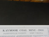 Kaymoor Coal Mine 1900 Fayetteville vicinity WV  11X17 spiral binding