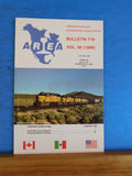 American Railway Engineering Association Bulletin 719 January 1989 Vol 90 AREA