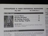 C&O History 2002 May Chesapeake & Ohio Historical Society Magazine
