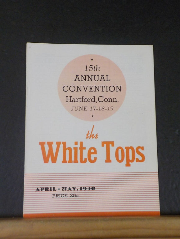 White Tops Circus Magazine 1940 April May San Antonio Zoological Park