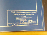 Blueprint PRR Diesel-Electric Locomotives Truck Equalizer spring seat 444896