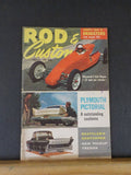 Rod & Custom 1958 February Plymouth pictorial Chrome bedecked modified roadster