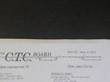 CTC Board #150 August 1975 First Series  Sacremento SF UP Amtrak