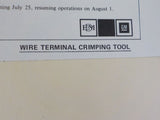 EMD Locomotive Pointers 6L-77 Viking Fuel Pump Seal Packing Nut Wire Terminal Cr