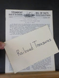 Steamboat Bill #64 December 1957 Journal of the Steamship Historical Society