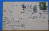 Postcard Trent Avenue and Union Station Spokane Washington