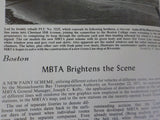 Era Headlights 1972 January February MBTA Brightens the Scene