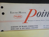 EMD Pointers 1967 August 14 Rework of blade connecting rod 567 & 645 series engi