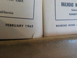 Railroad Model Craftsman Magazine 1962 February RMC Side dump car NCO 2-8-0 HO P