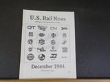 US Rail News 1984 December Our 2nd Year Marketplace for the Railroad Industry &