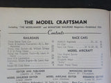 Model Craftsman RMC 1946 August 3 dome cars B&O Pump house Penn E-6 Loco