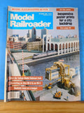 Model Railroader Magazine 1988 October Poster prints for City backdrop Realistic
