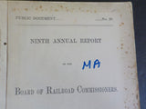 Board of Railroad Commissioners Massachusetts 9th annual 1878