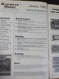 Railroad Model Craftsman Magazine 1987 January Lake Erie Limestorne RRs Brewery