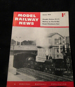 Model Railway News 1954 January Model a London and Birmingham Ry bridge Walschae