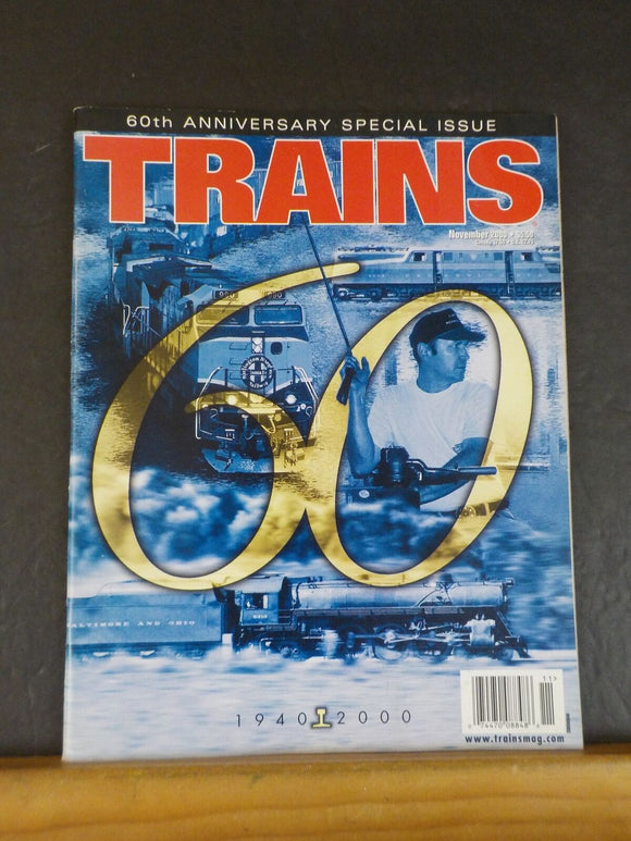 Trains Magazine 2000 November The Pittsburger Caney Fork & Western CSX Hudson Ri