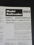 Model Railroader Magazine Bound Volume 43 1976 January thru December