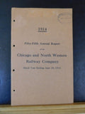 Chicago and North Western Railway Company Annual Report 1914 June 30