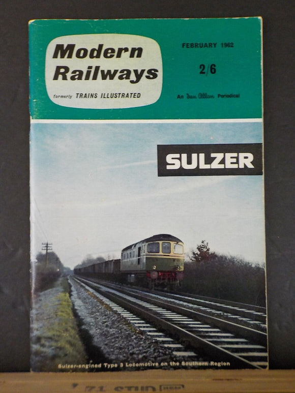 Modern Railways 1962 February Tv In New French Track Inspection Car