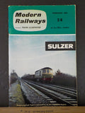 Modern Railways 1962 February Tv In New French Track Inspection Car