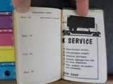 Cotton Belt Route 1959 Diary Calendar     Missing some pages