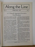 Along the Line 1929 February New York New Haven & Hartford Employee Magazine