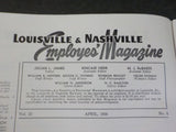 Louisville & Nashville Employee Magazine L&N 1956 April New wire power S Louisvi