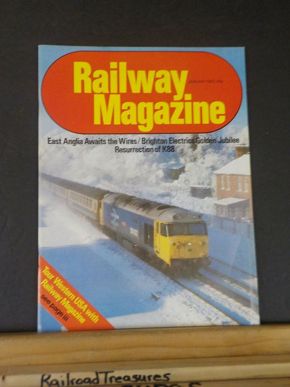 Railway Magazine 1983 January East Anglia awaits the wires Brighton Electrics