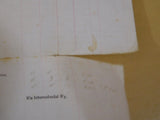 Consolidated European & North American Railway Co. 1873 Monthly Statement