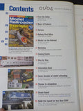 Model Railroader Magazine 2004 January Scratchbuild a streamlined sleeper