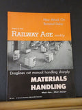 Railway Age 1957 August 12 Material handling Draglines cut manual handling sharp