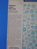 Freight Cars Rolling by Lawrence Sagle Dust jacket 1960 Simmons Boardman