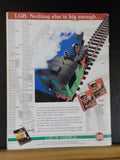 Garden Railways Magazine 1995 April Build a work train Small cars Staple area da