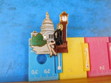 Jaycees District of Columbia Lady in a black suit Capital Clock pin